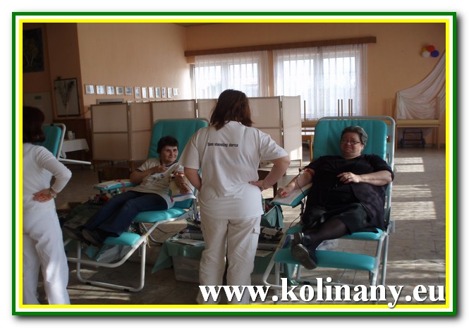 Fotogaléria 2011.03.23. - Kolíňany - Darovanie krvi (5) 2011.03.23. - Kolíňany - Darovanie krvi