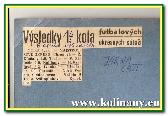 Fotogaléria 2012.06.05. - Kolíňany - Majstrovstvá okresu vo futbale 1975-1976 (54) 2012.06.05. - Kolíňany - Majstrovstvá okresu vo futbale 1975-1976