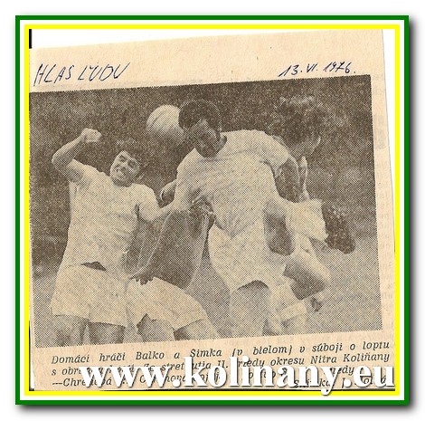 Fotogaléria 2012.06.06. - Kolíňany - Kolíňanský futbal dávnych čias 4. (11) 2012.06.06. - Kolíňany - Kolíňanský futbal dávnych čias 4.